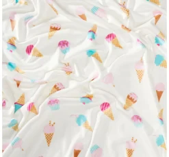 Polyester-Jersey Chilly Print "Ice Cream"