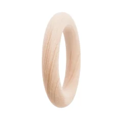 Rico Design Holzring für Rassel, Natur