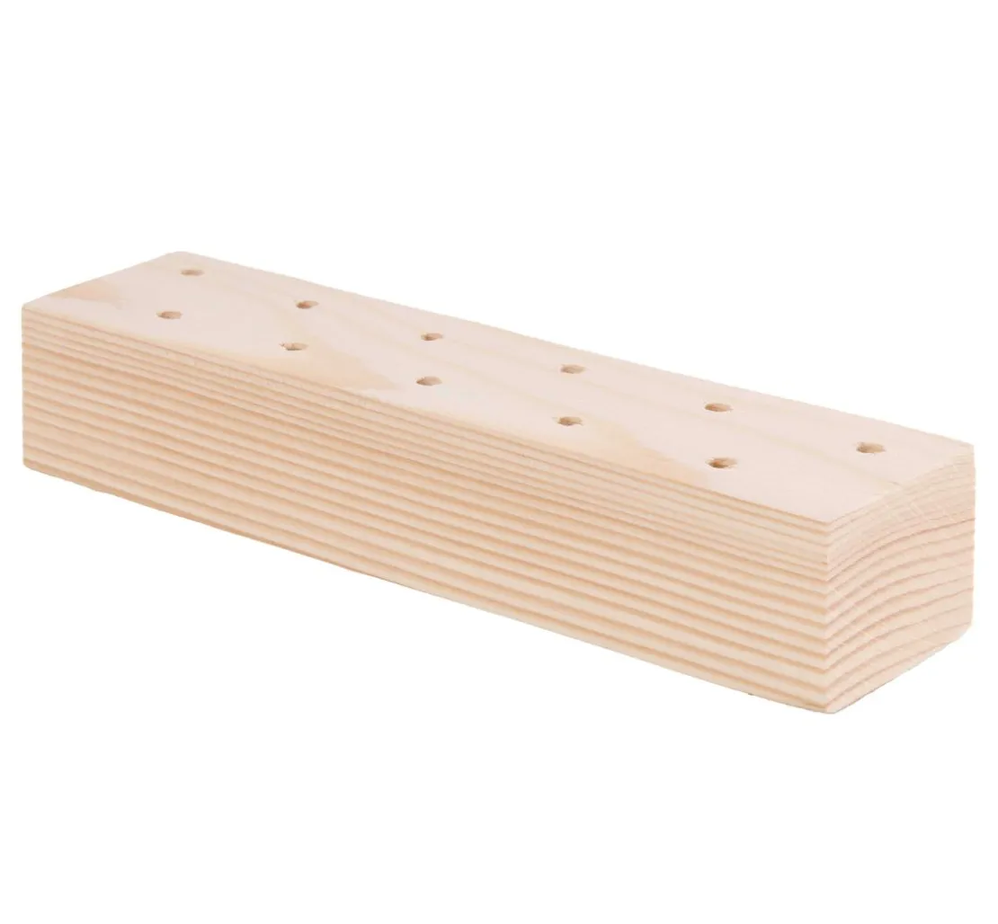 Rico Design Holzständer für Trockenblumen, 21 x 4 x 5 cm