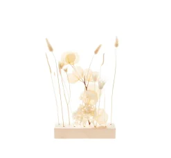 Rico Design Holzständer für Trockenblumen, 21 x 4 x 5 cm