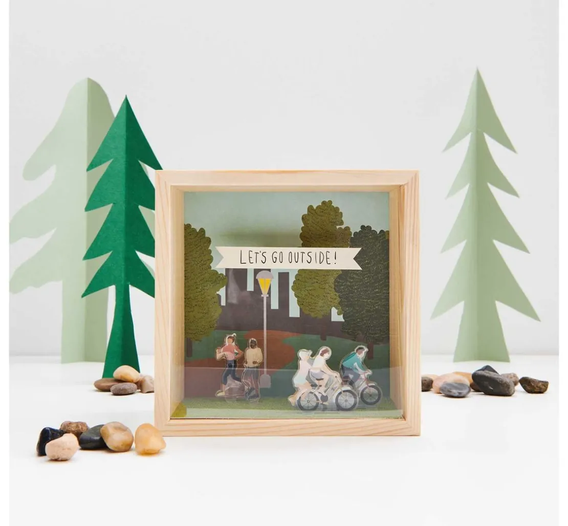 Rico Design Objektkasten mit 2 Acrylscheiben