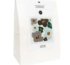 Rico Design Punch Needle Set "Kissen Blumen"