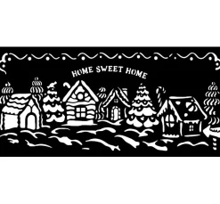 Schablone "Candy Christmas - Village"