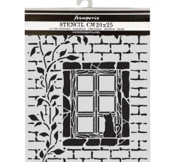 Schablone "Herbarium Silvae - Country Window"