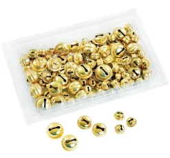 Schellen "Gold", 110 Stück, Sortiert