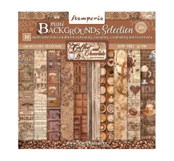 Scrapbook-Block "Coffee and Chocolate - Backgrounds"