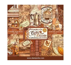 Scrapbook-Block "Coffee and Chocolate"
