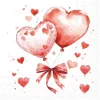 Serviette "Balloon Hearts"