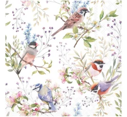 Serviette "Busy Birds"