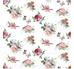 Serviette "Charlotte white"