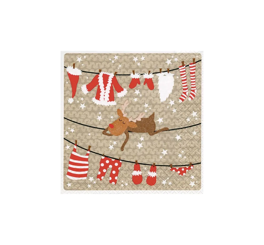Serviette "Entspannte Weihnachten"