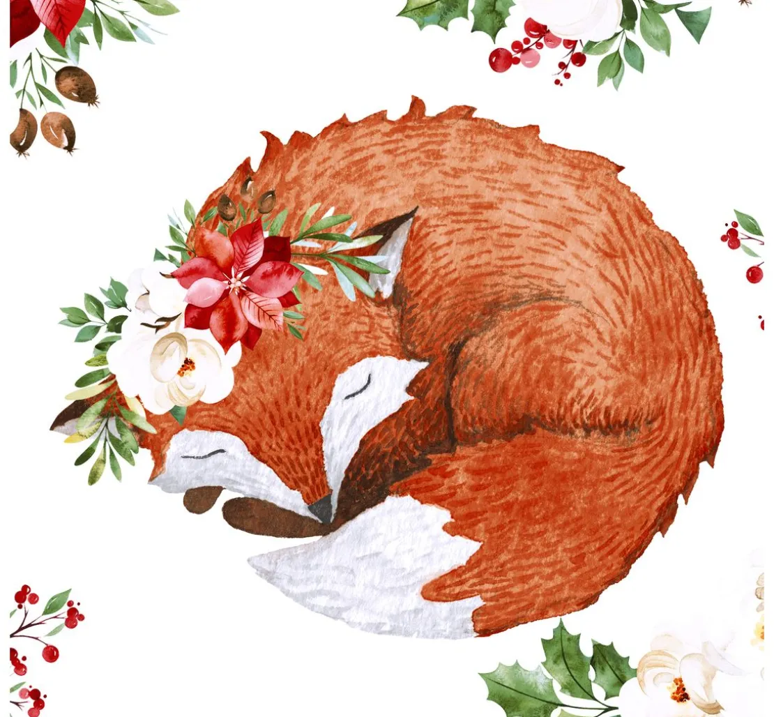 Serviette "Floral Fox"