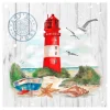Serviette "Maritime Grüße"