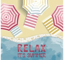 Serviette "Relax It's Summer"