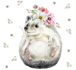 Serviette "Süßer Igel"