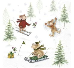 Serviette "Snow Fun"
