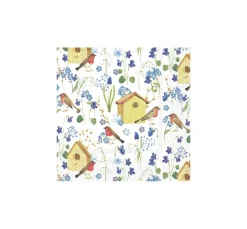 Serviette "Vogelhäuser"