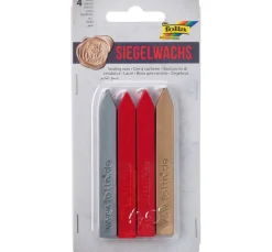 Siegelwachs, 4 farbig