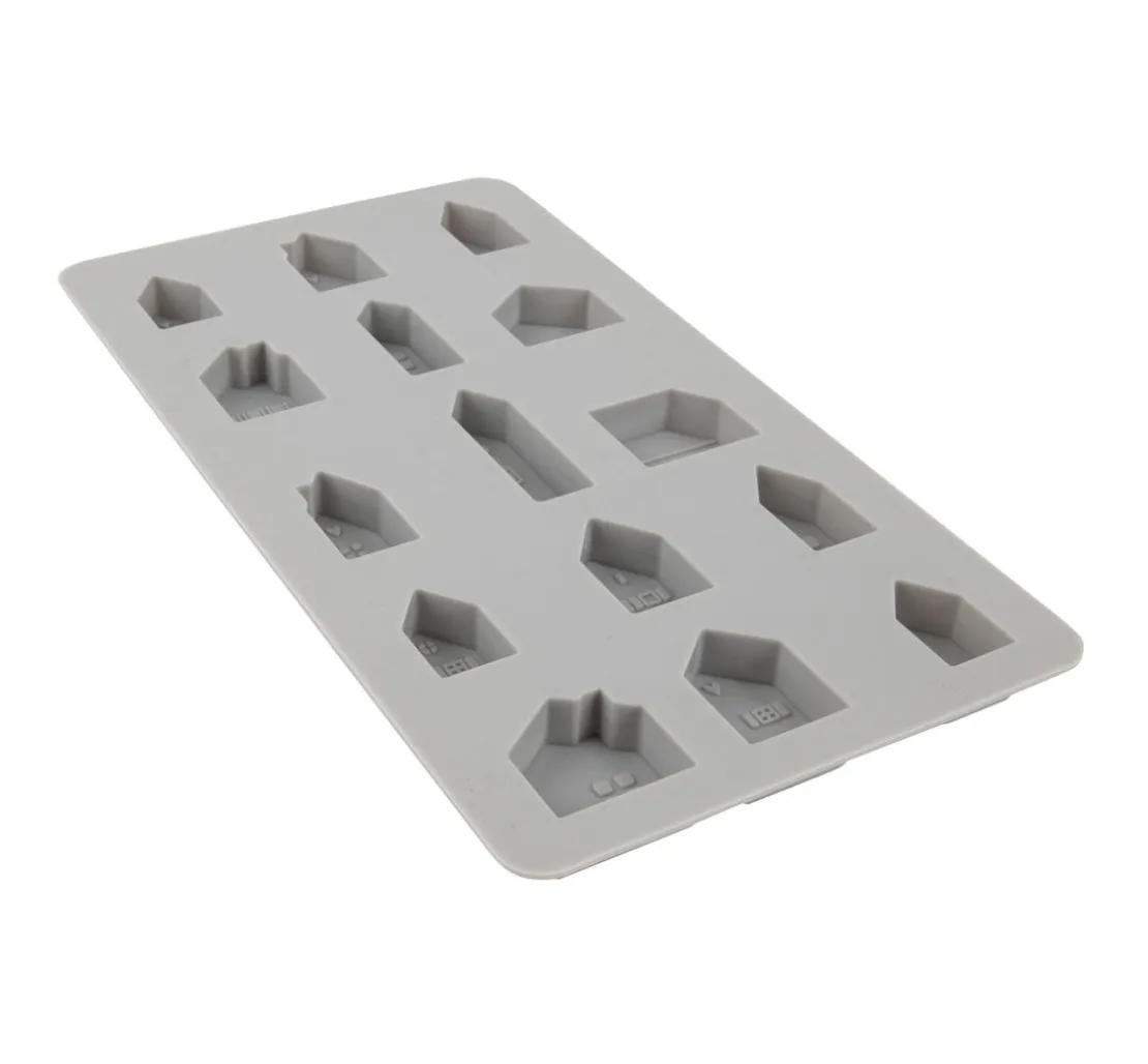 Silikon Gießform "Mini Häuser"