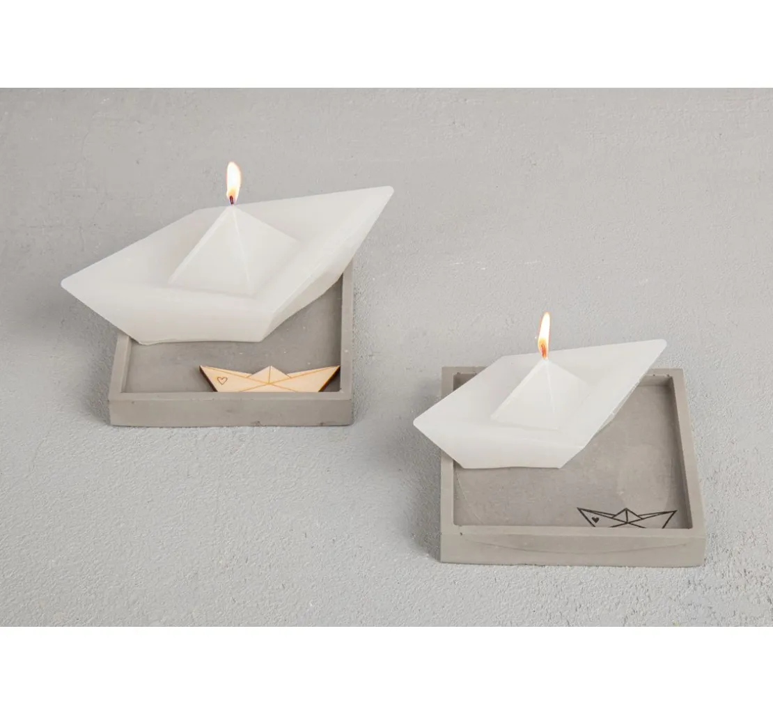 Silikon Gießform "Origami Boote"