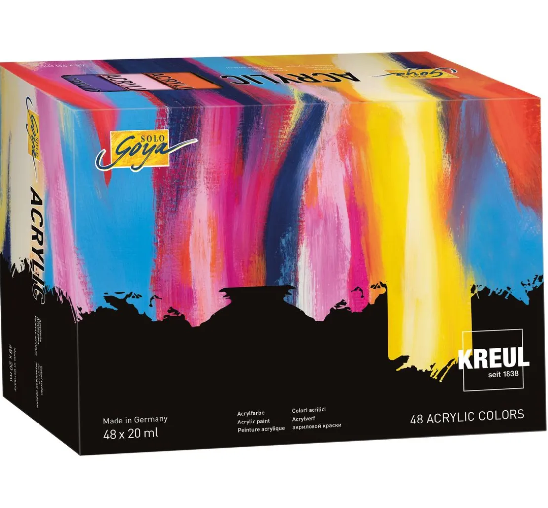 SOLO GOYA Acrylic, 48 x 20 ml Tuben