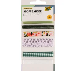 Stoffbänder-Mix "Flower Fields"