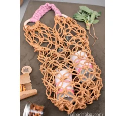 Strickschlauch aus Papiergarn, 30m