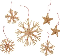 Strohsterne "Sortiment I", 4-10 cm, 16 Stück