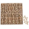VBS Buchstaben- und Zahlensortiment, 360 Stück
