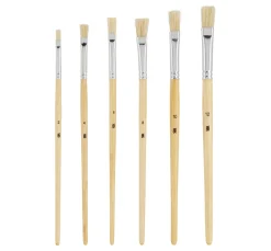 VBS Flachpinsel "NATURE", 6er-Set