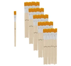 VBS Flachpinsel Synthetikhaar "Größe 12", 50 Stück