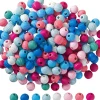 VBS Holzperlen gerillt "Farbmix", 500 g