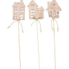 VBS Holz-Stecker "Häuser", 3-er Set