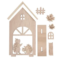 VBS Holz-Steckmotiv "Igelhaus"