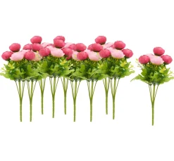 VBS Ranunkel, künstlich, Rosa, ca. 28 cm, 10 Stück