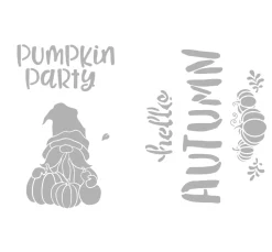 VBS Schablonen-Set "Autumn & Pumpkin", A4
