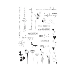 VBS Silikonstempel "Be Happy"