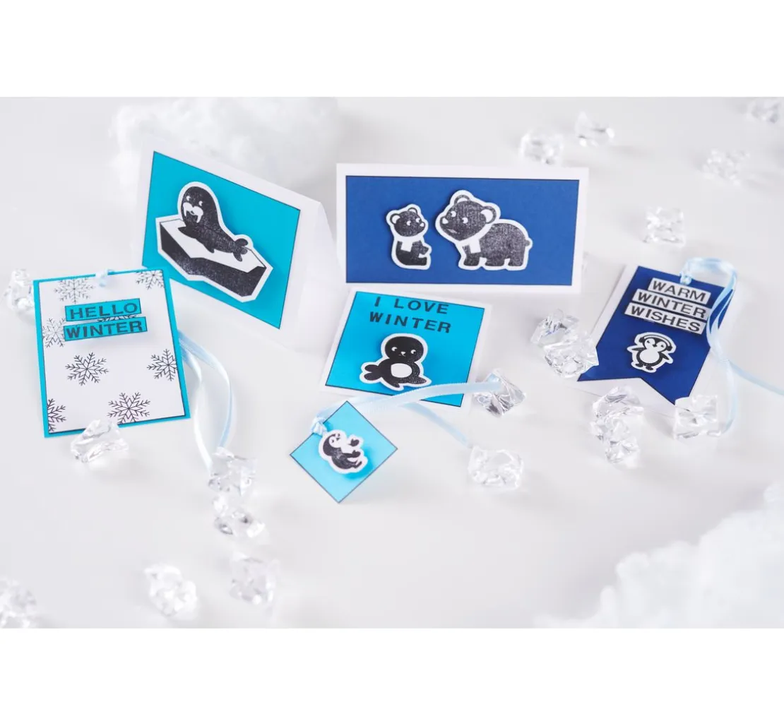 VBS Silikonstempel "Polarwelt"