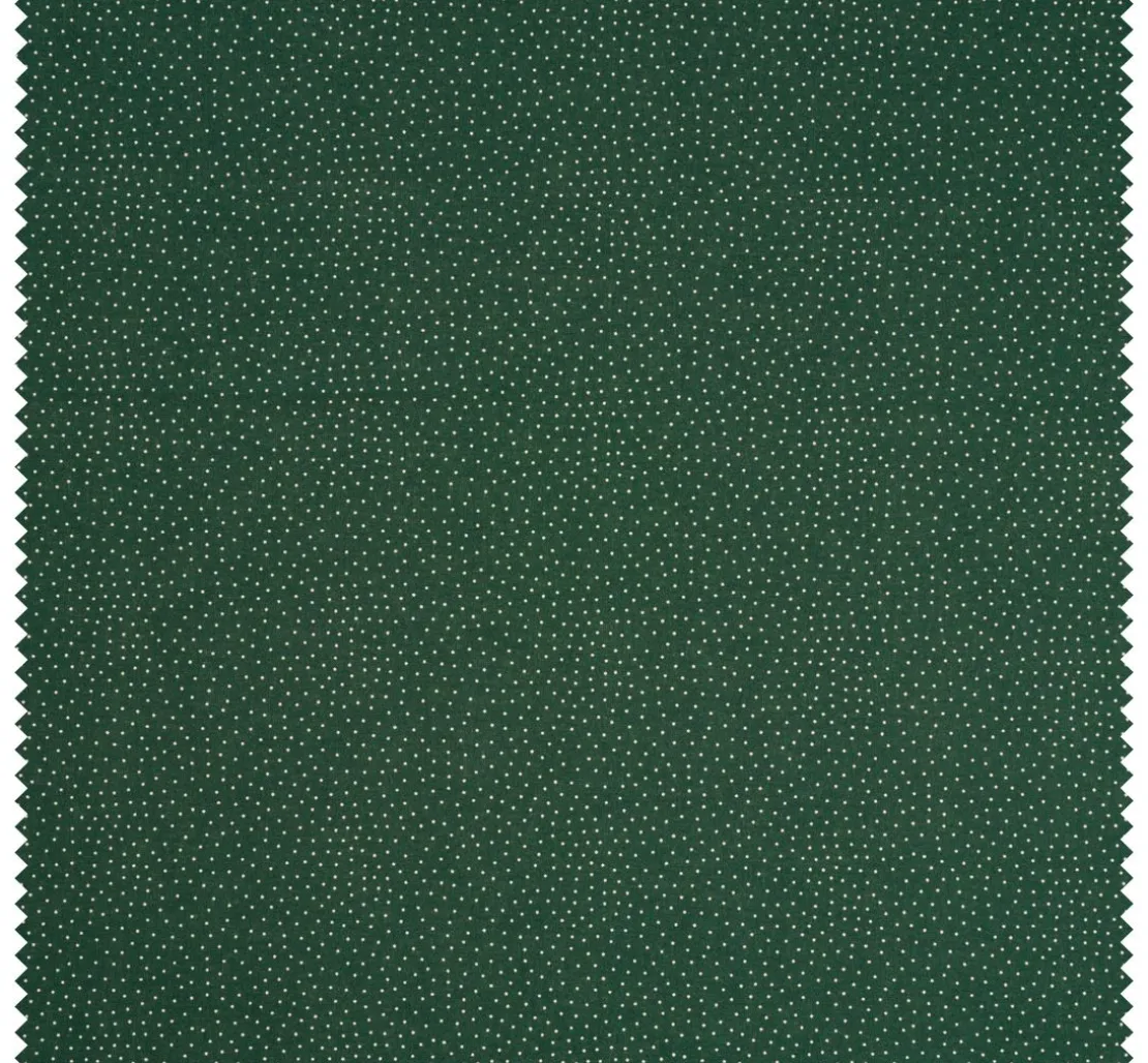 Westfalenstoffe Baumwoll-Stoff "Pünktchen Grün-Beige"